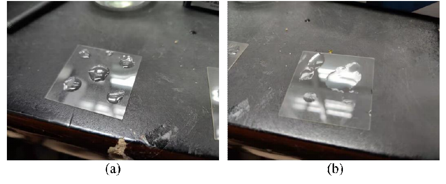 玻璃91视频下载污清洗前后水滴角对比